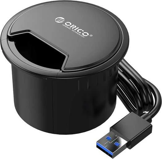 HUB USB Orico biurkowy USB 3.1 Gen1 4x USB A (DESK-4U-BK-BP)