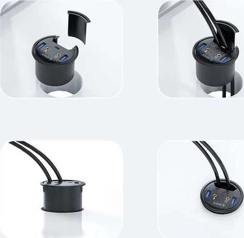 HUB USB Orico biurkowy USB 3.1 Gen1 4x USB A (DESK-4U-BK-BP)