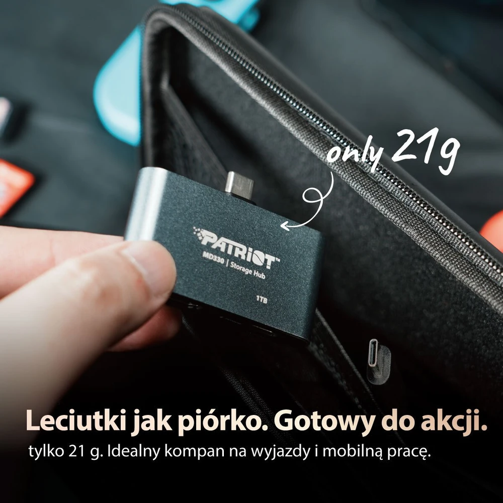 HUB USB Patriot PMD128GH013 1x USB-C PD 1x HDMI + 3.2 Gen1 (PMD128GH013)