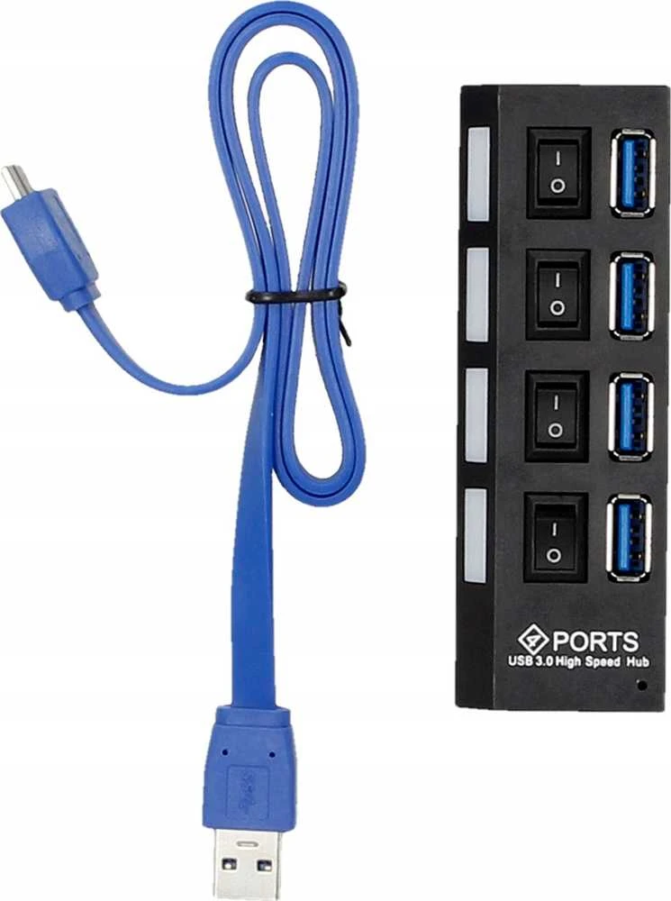 Pawonik TST HUB USB 3.0 HUB-USB3.0-1/4 55 cm