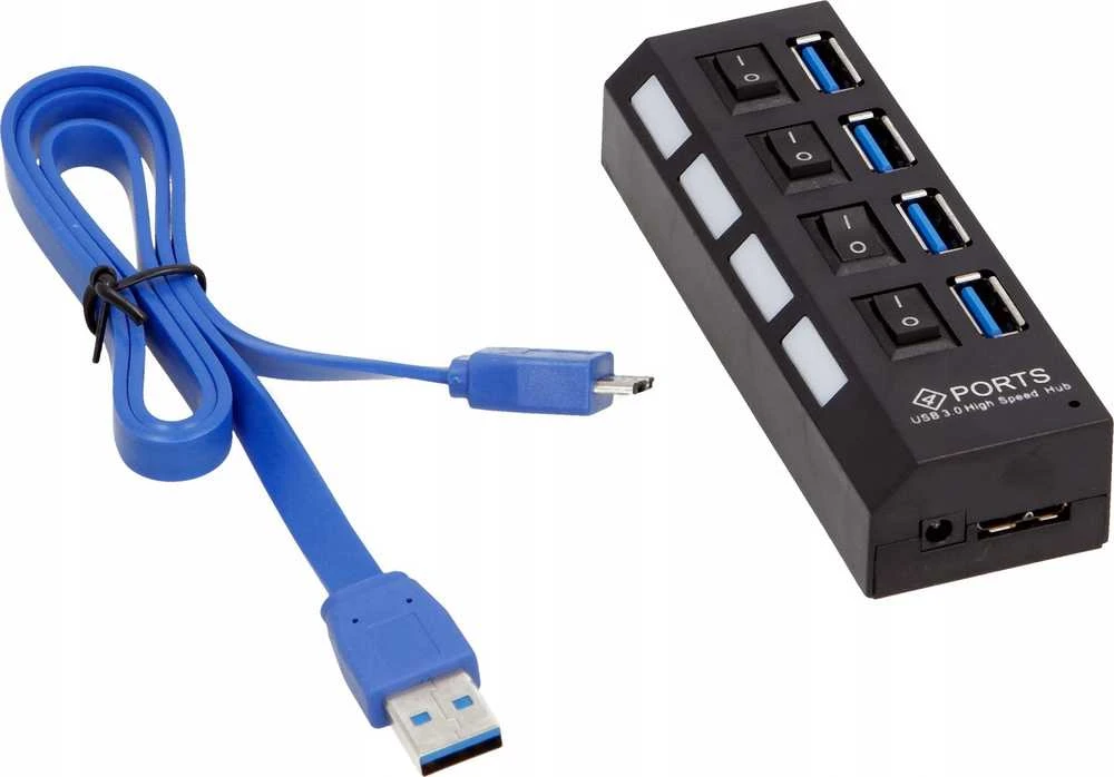 Pawonik TST HUB USB 3.0 HUB-USB3.0-1/4 55 cm