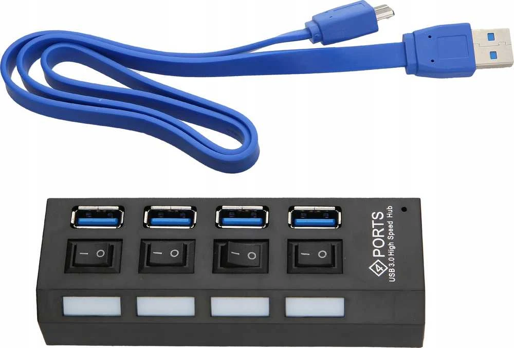 Pawonik TST HUB USB 3.0 HUB-USB3.0-1/4 55 cm