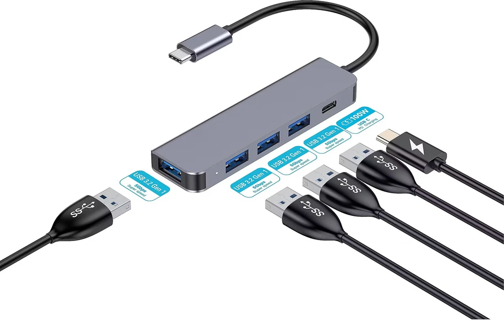 Platinet adapteris Multimedija 5in1 (46235)