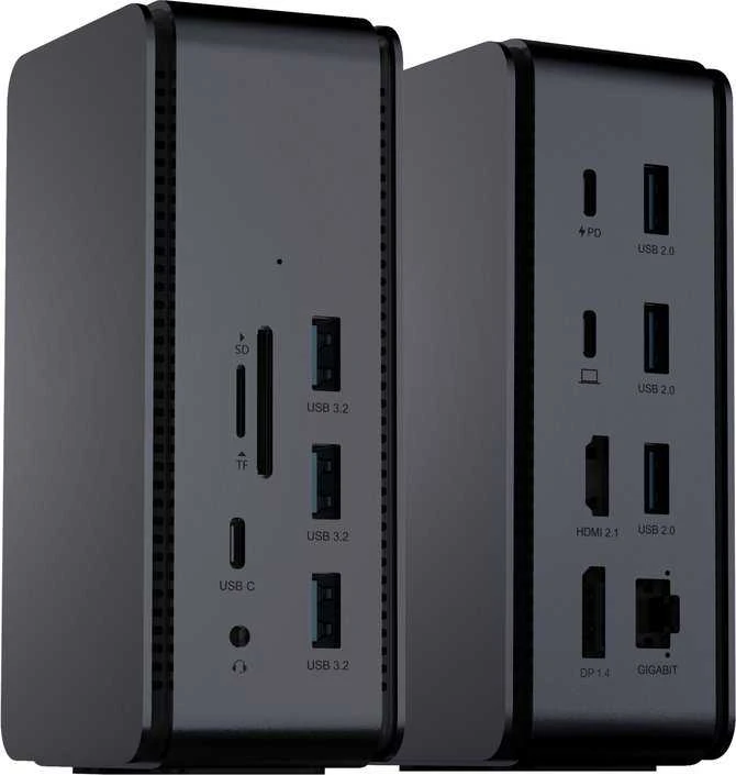 ProXtend USB4 stotelė su jungčių išdėstymu
