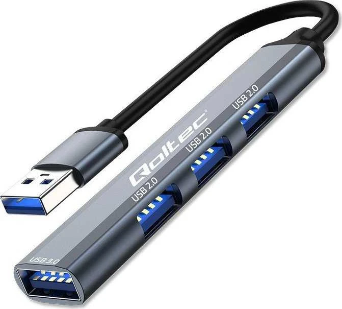 Qoltec USB 3.0 šakotuvas su 4 prievadais
