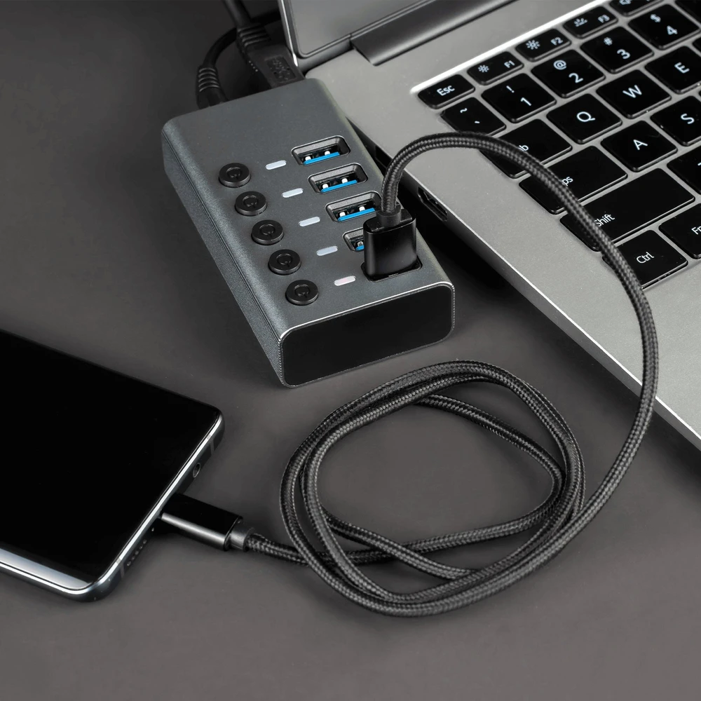 HUB USB Reagle PRO 4x USB-A 3.2 Gen1