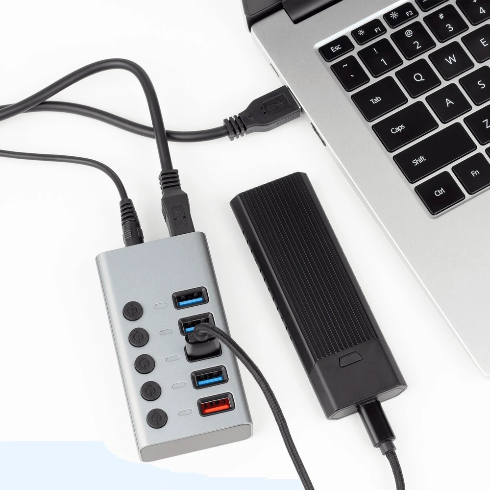 HUB USB Reagle PRO 4x USB-A 3.2 Gen1