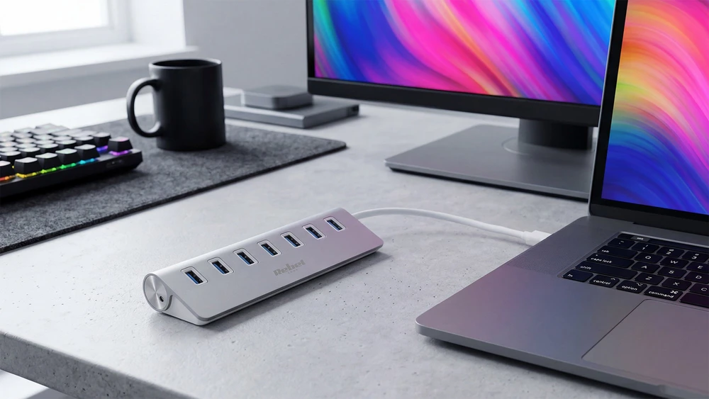 HUB „Rebel“ 7 prievadų USB 3.0 šakotuvas (daliklis)