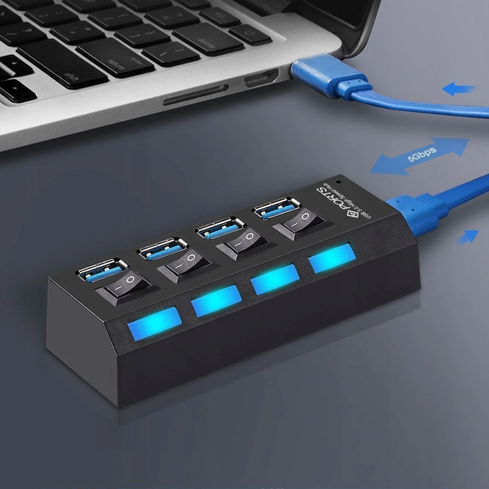 Retoo Hub USB 3.0 šakotuvas / USB 3.0 šakotuvas