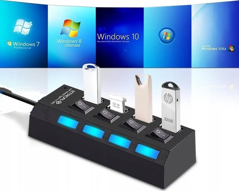 Retoo Hub USB 3.0 šakotuvas / USB 3.0 šakotuvas