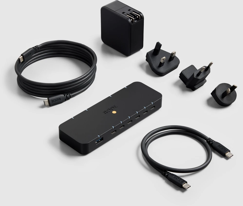 RODE šakotuvas – daugiaprievadis USB šakotuvas su kortelių skaitytuvais