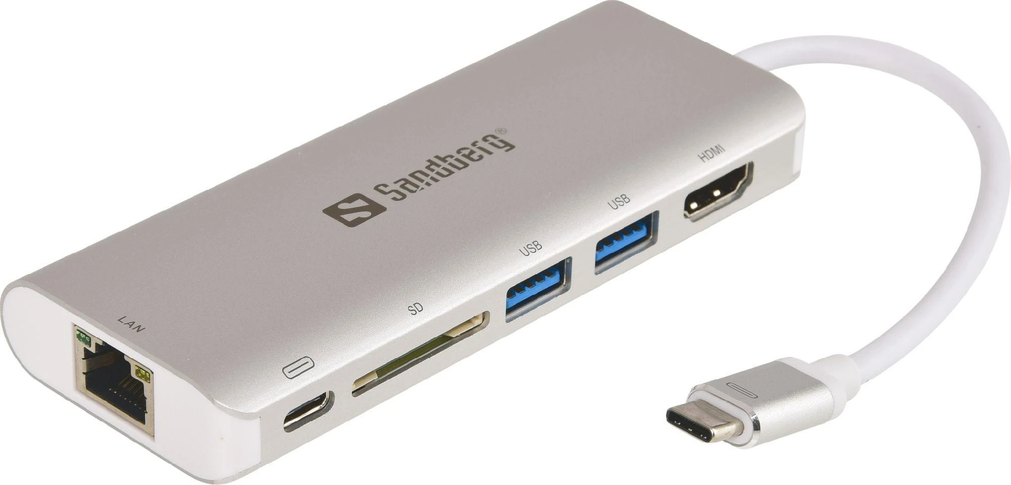 Sandberg USB-C adapteris su įvairiomis jungtimis