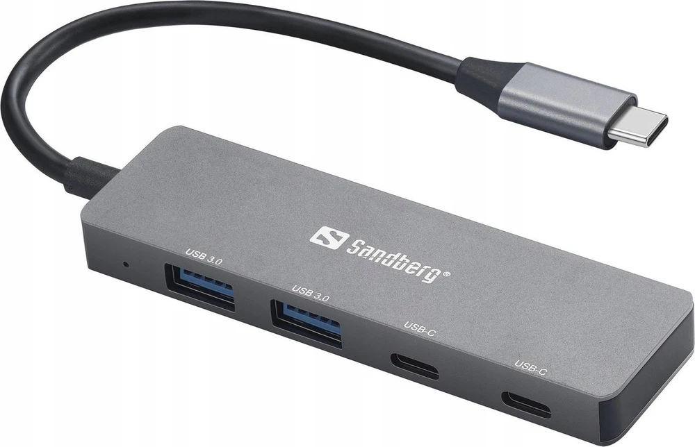 Sandberg USB-C iki 2xUSB-A + 2xUSB-C šakotuvas