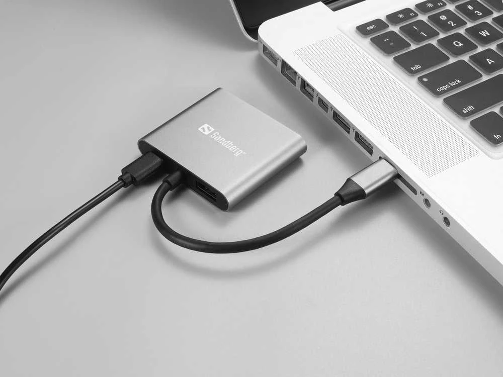 Sandberg USB-C Dock 2xHDMI+USB+PD