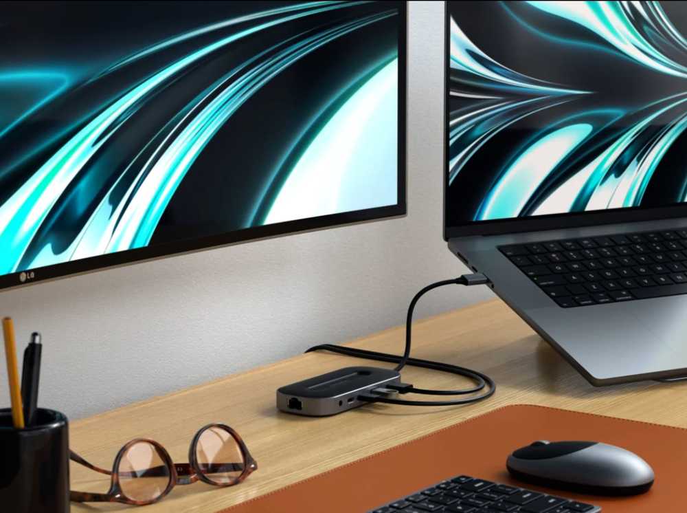 HUB USB Satechi ADAERY HUB USB -C SATECHI TYPE- C SATECHI USB-4 DAUGIERPORT IN 2.5G Ethernet (1XHDMI2.1, 1XUSB-A, 2X USB-C, AUDIO 3.5MM, Ethernet (Žalias))