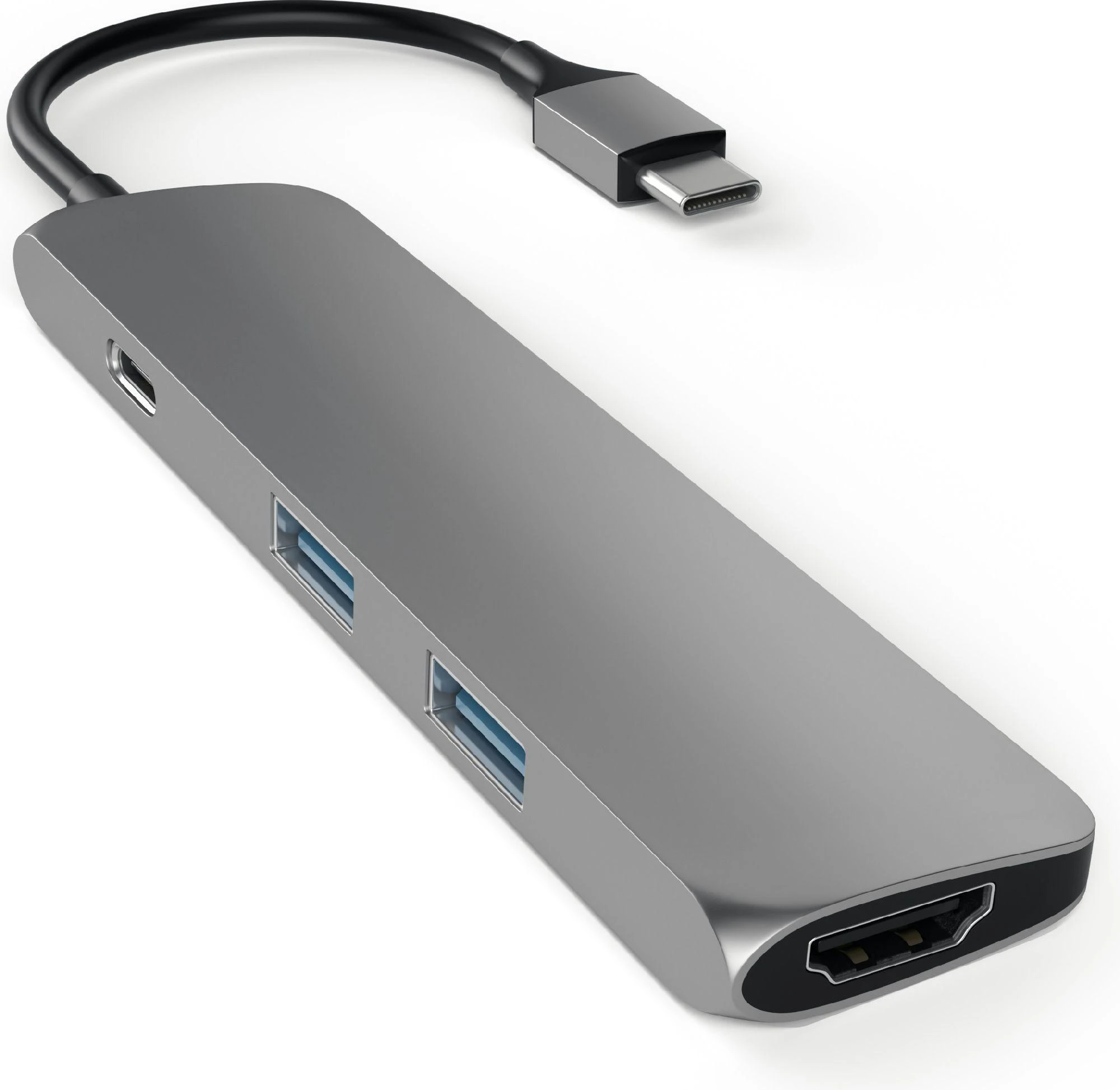 Apple Satechi USB-C 4 Multiport Kosminė pilka adapter