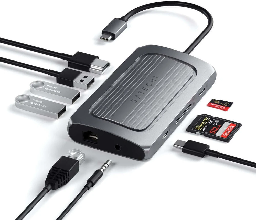 HUB USB Satechi USB4 MULTIPORT ADAPTER WITH