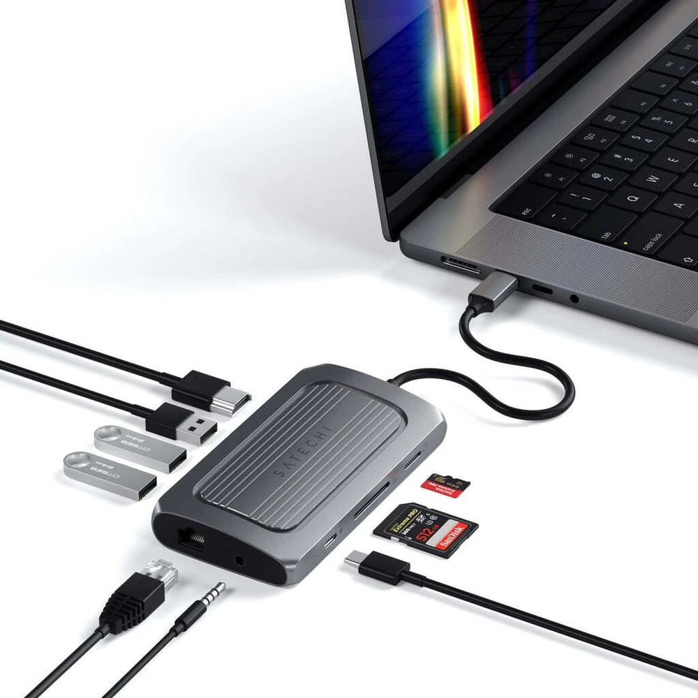HUB USB Satechi USB4 MULTIPORT ADAPTER WITH