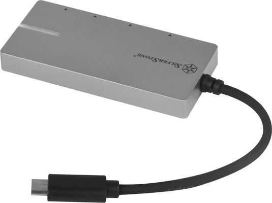 HUB USB SilverStone 2x USB- C + 2x USB- A 3.1 Gen1 (SST- EP09C)