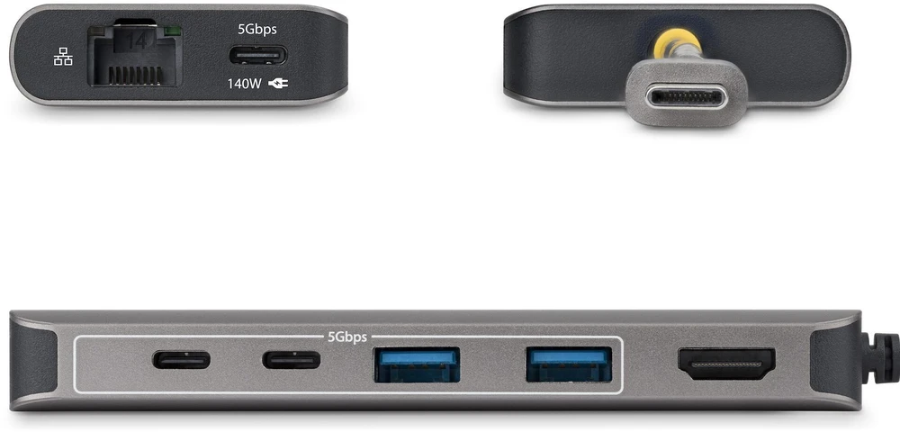 HUB USB StarTech - Doko stotelė - USB-C 3.2 Gen 1 - HDMI - 1GbE (315B-USBC-MULTIPORT)