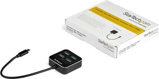 StarTech USB-A Hub 4 prievadai juodi