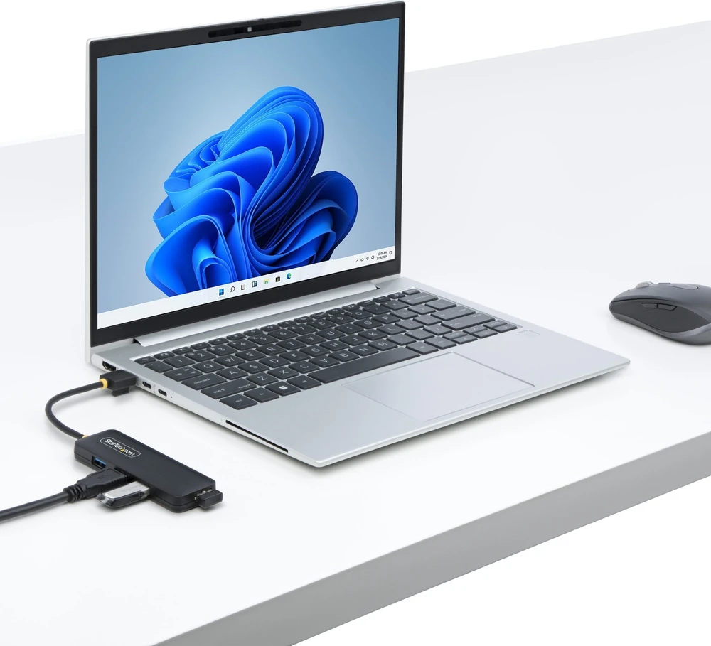 „StarTech“ 4 prievadų USB-A šakotuvas, 5 Gbps, nešiojamas / maitinamas