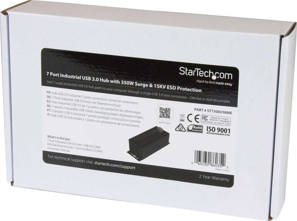 StarTech USB šakotuvo gamyklinė pakuotė