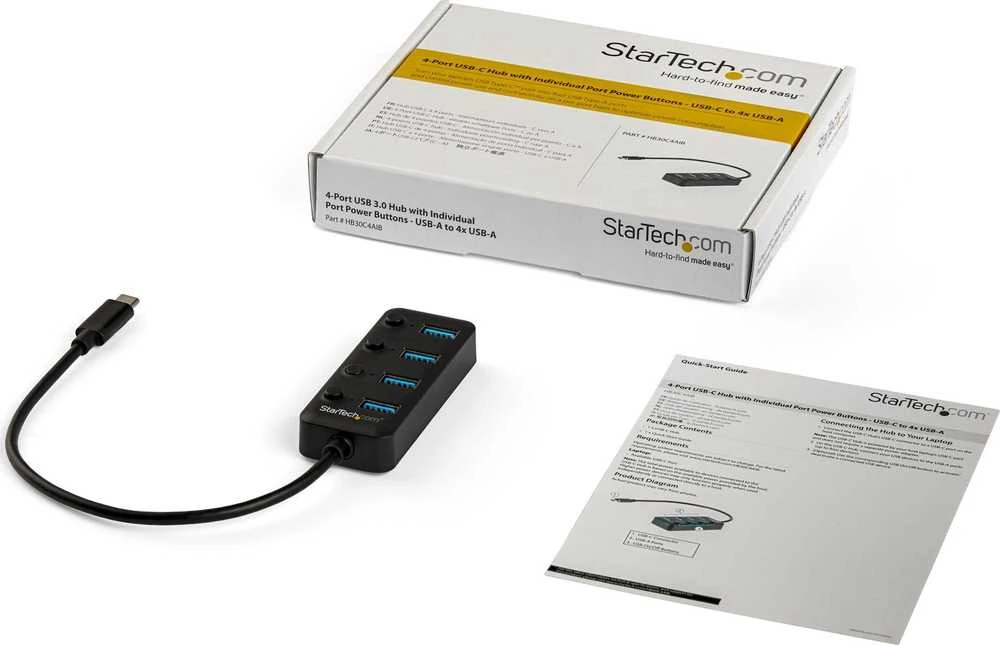 StarTech 4 prievadų USB šakotuvas su pakuote