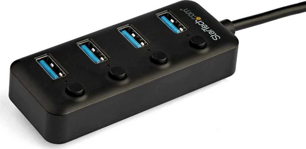 StarTech USB-A Hub 4 prievadai juodi