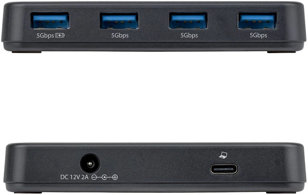 StarTech USB-A Hub 4 prievadai juodi