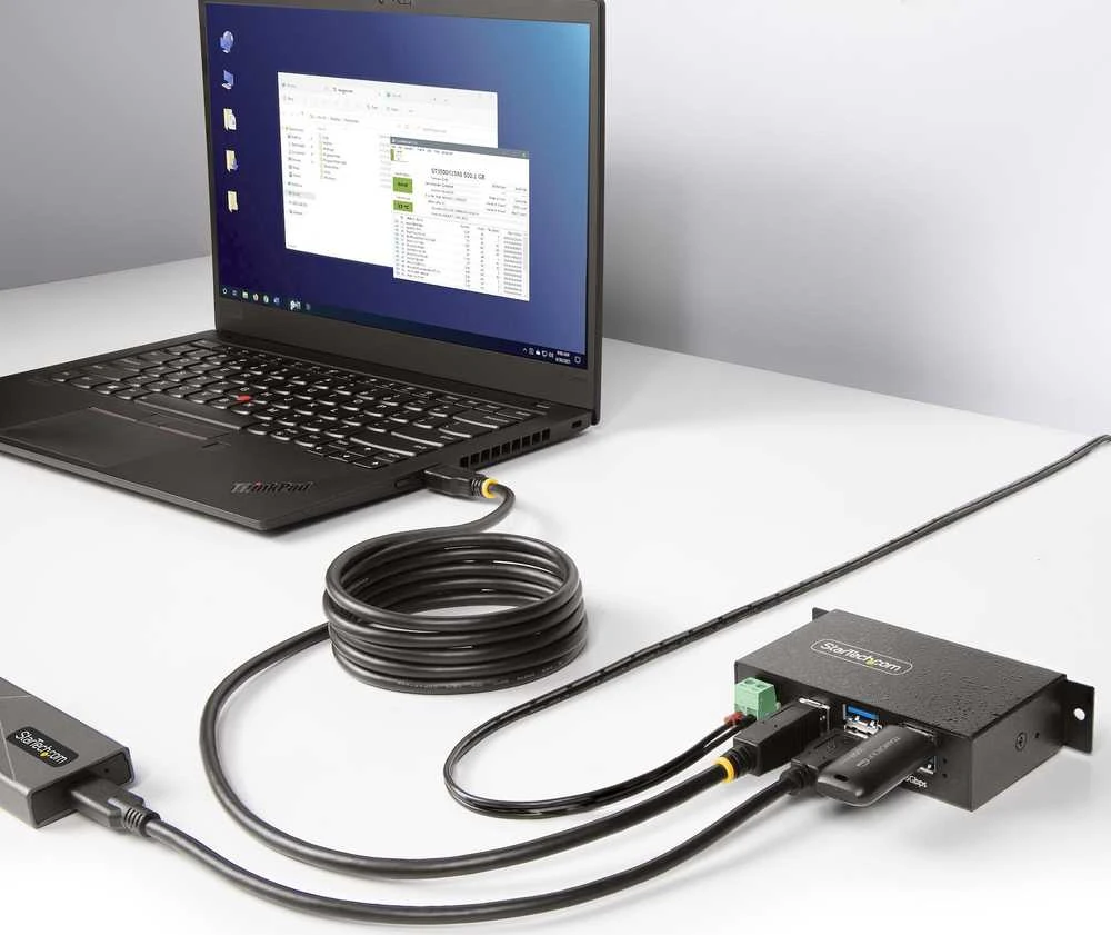 StarTech 4PT MANAGED INDUSTRIAL USB HUB/.