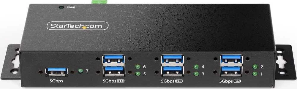 StarTech 7PT MANAGED INDUSTRIAL USB HUB/.