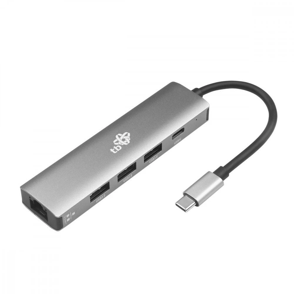 TB Adapteris usb c - rj45 3xusb a 3.0, usb c