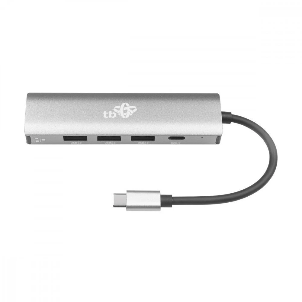 TB Adapteris usb c - rj45 3xusb a 3.0, usb c
