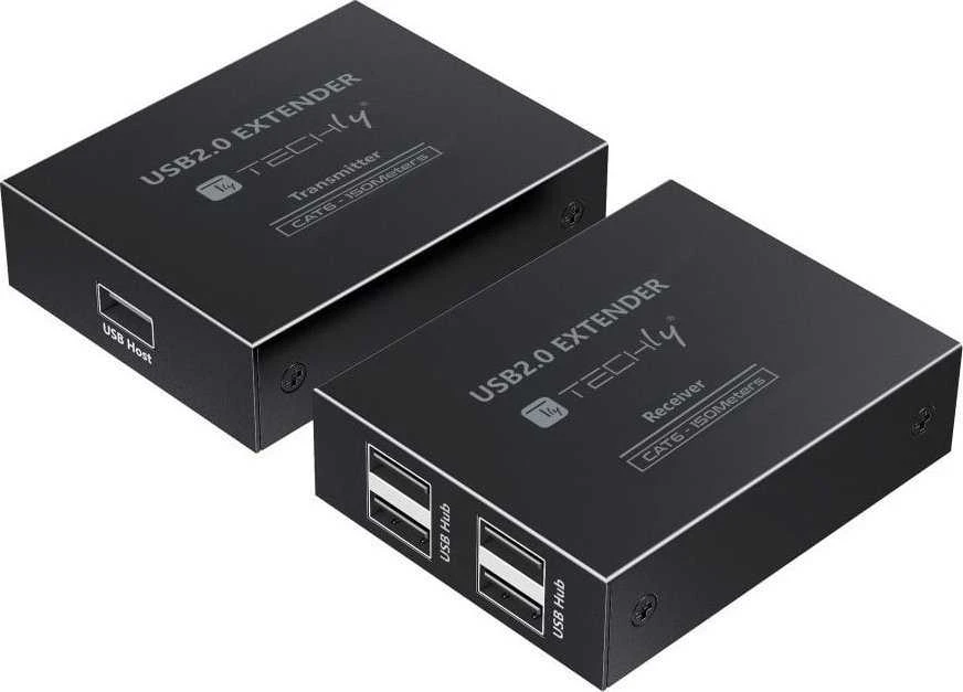 TECHLY 4 prievadų didelės spartos USB 2.0 išorinis jungtis