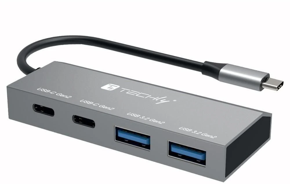HUB USB Techly Techly Hub USB 3.2 2xUSB-A/2x USB C