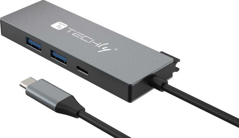 HUB USB Techly Techly Hub USB-C 4 viename