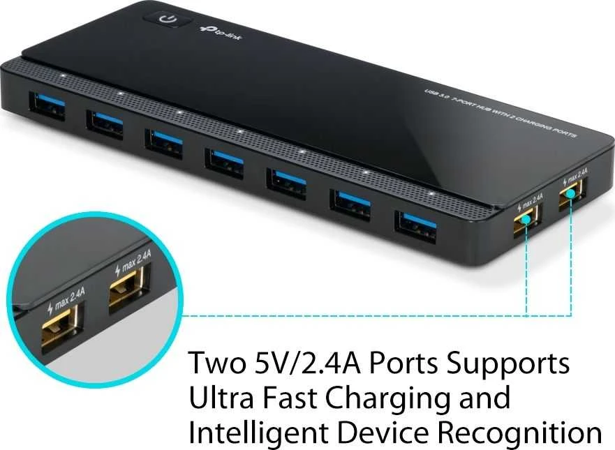 HUB USB TP-Link 9x USB-A 3.0 (UH720)
