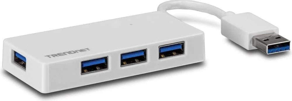 TRENDNET 4 prievadų didelės spartos USB 3.0 mini šakotuvas
