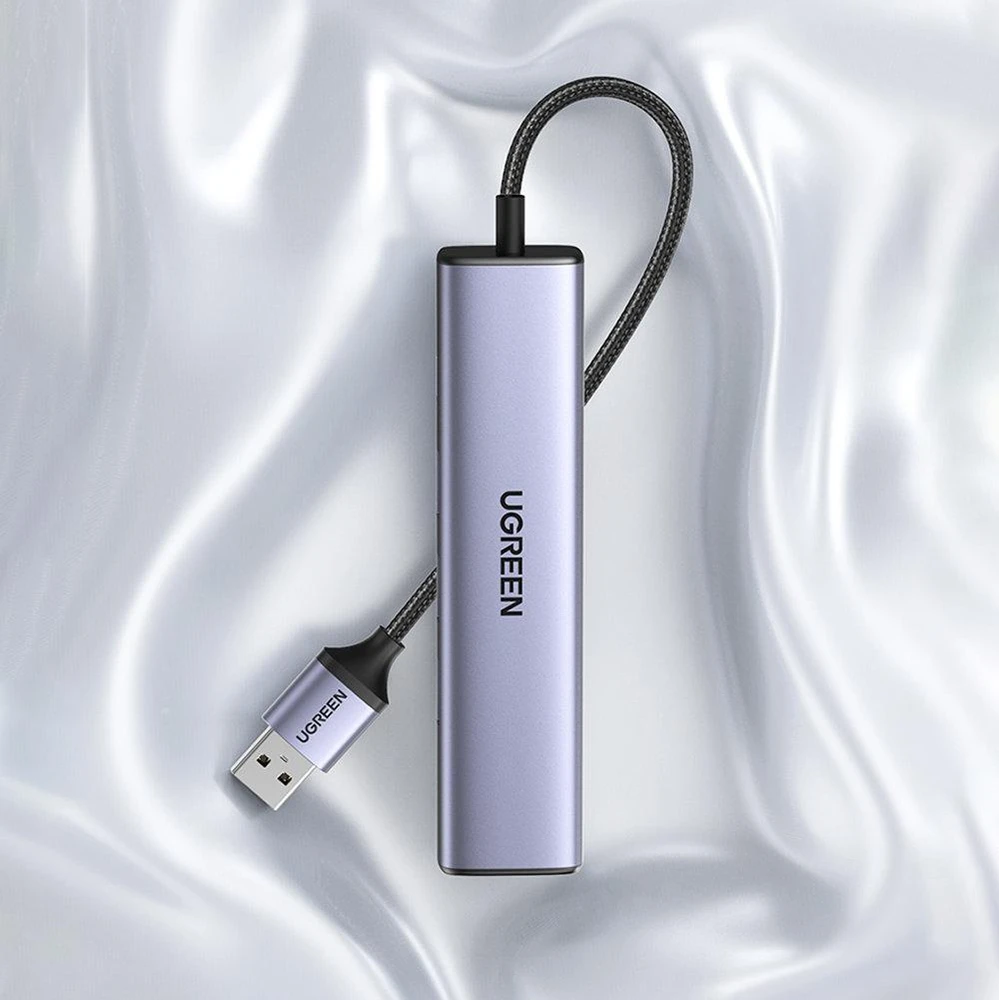 UGREEN 5in1 USB-A 3x USB 3.0 + RJ45 + USB-C adapteriai