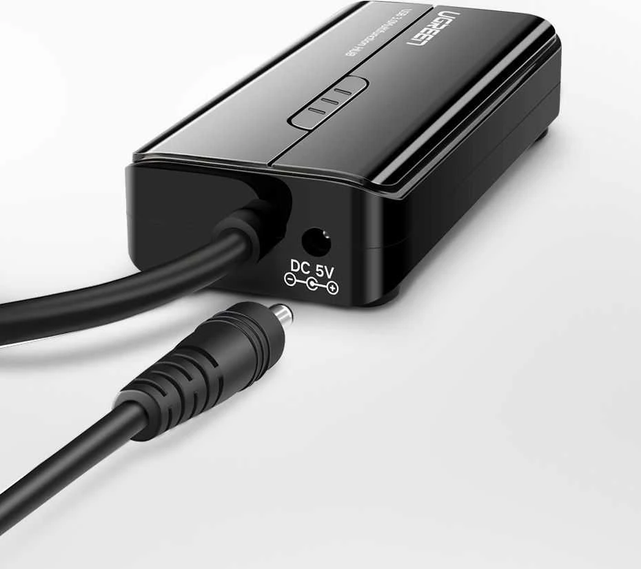 Ugreen 20265 USB-A / RJ45 1000 Mbps HUB 3x USB 3.0 tinklo adapteris - juodas