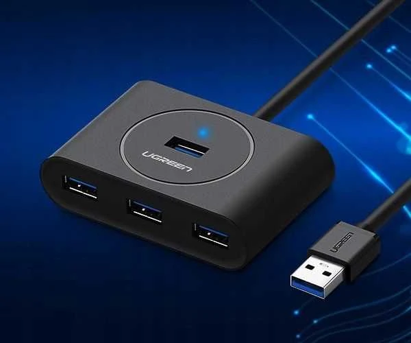 HUB USB Ugreen CR113 4x USB-A 3.0 (UGR601BLK)