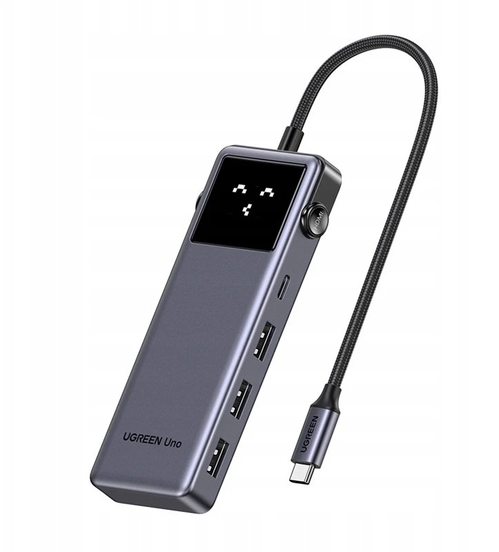 HUB USB Ugreen UGREEN CM889 6 viename USB-C į HDMI, 4K 3x USB, PD 100W