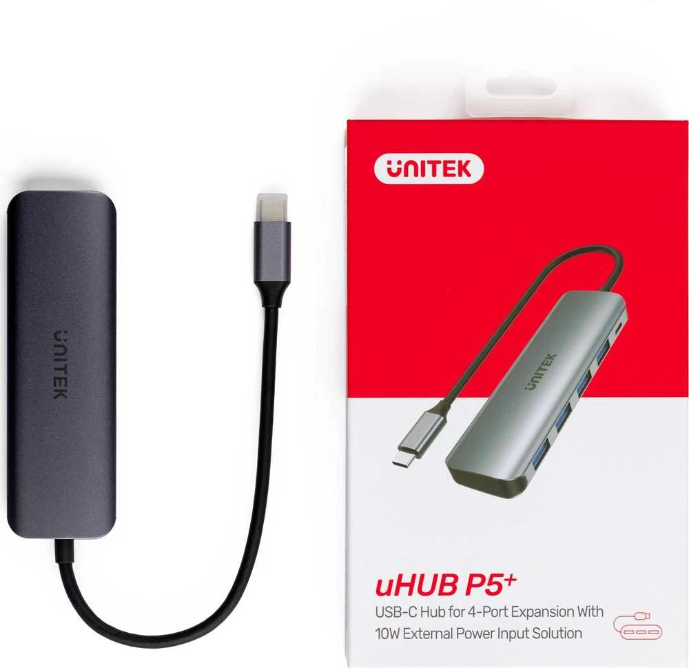 UNITEK Hub Active USB-C 4X USB 3.1 Gen1 microUSB H1107A