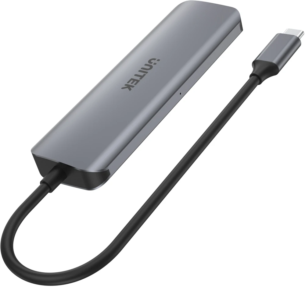 UNITEK Hub USB-C 3xUSB 3.1 Gen1 PD 100W SD Micro SD H1107C