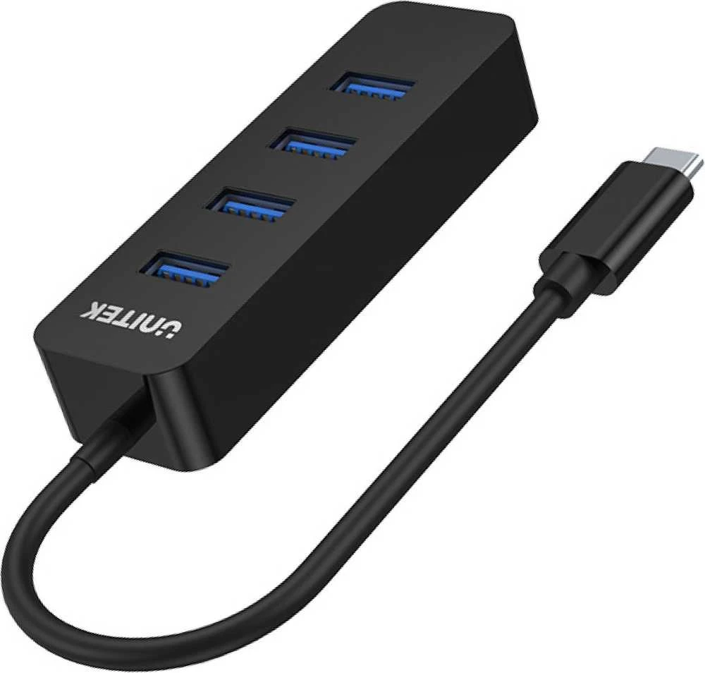 UNITEK HUB USB-C 4XUSB-A 3.1, ACTIVE, 10 W, H1117B