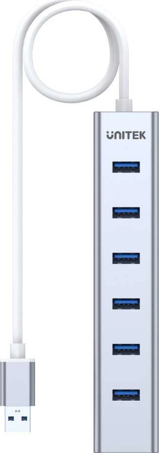 UNITEK Y-3090 Unitek Hub 7x USB 3.0, BC 1.2, Alu., Y-3090