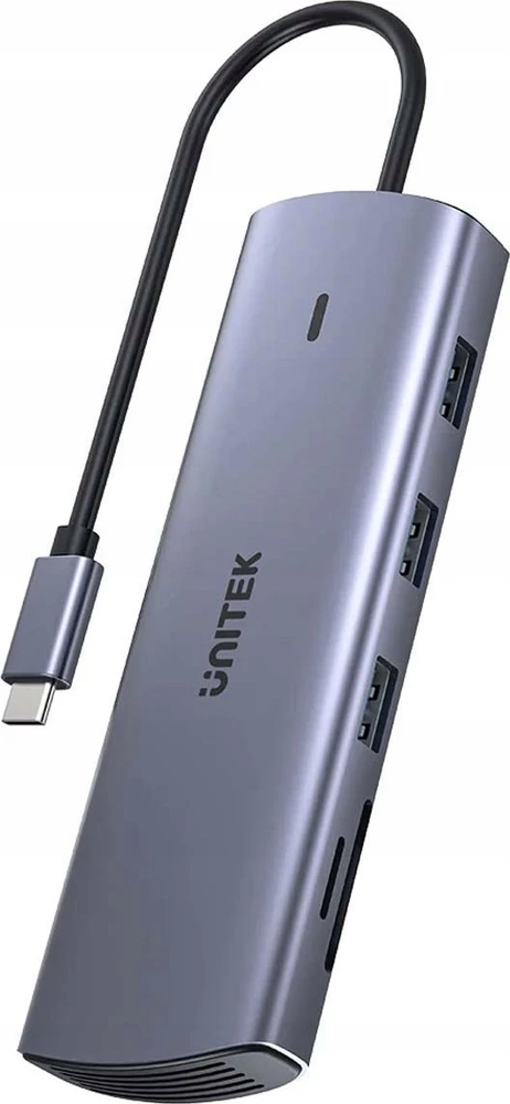 UNITEK 9-in-1 USB-C adapteris su šoninėmis jungtimis