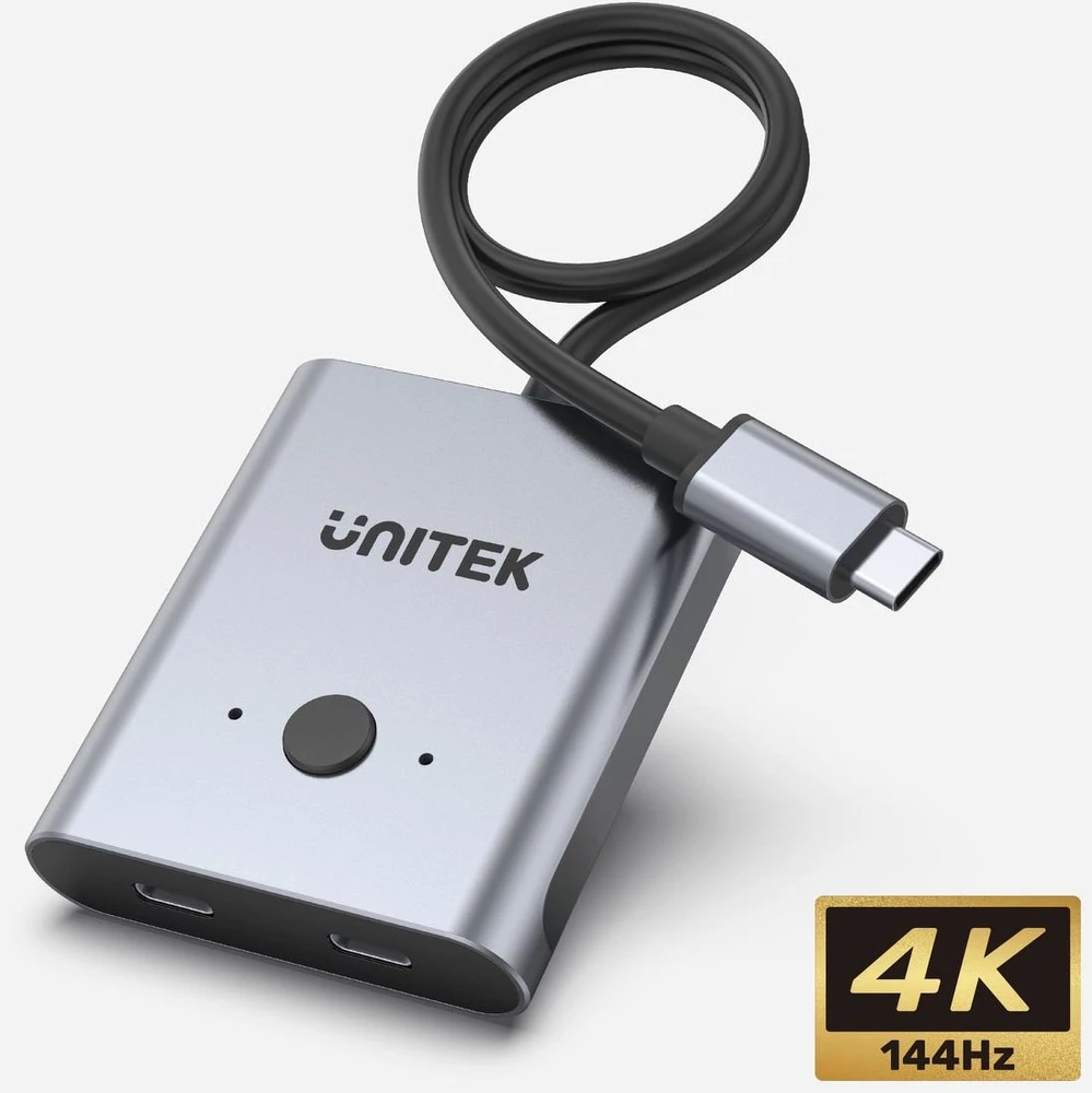 UNITEK D1078A dvikryptis kabelio adapteris USB-C M-F 1m