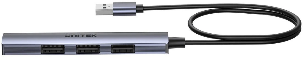 UNITEK kompaktiškas USB-A šakotuvas 3x USB 2.0 + 3.0 5GBPS